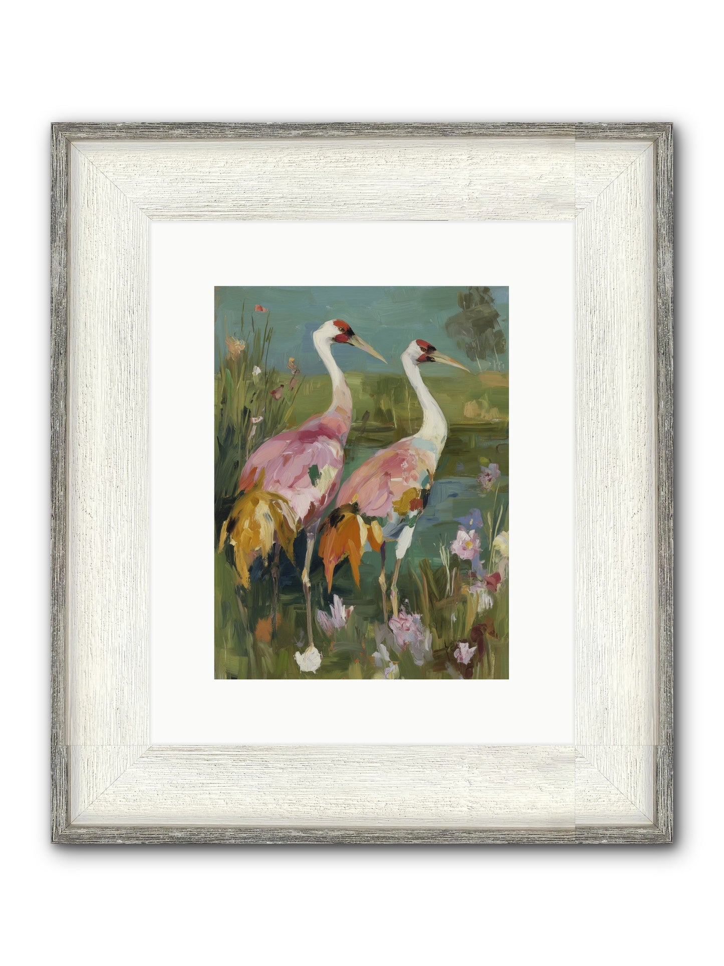Woven Sanctuaries Framed Print - Driftwood White 9x12