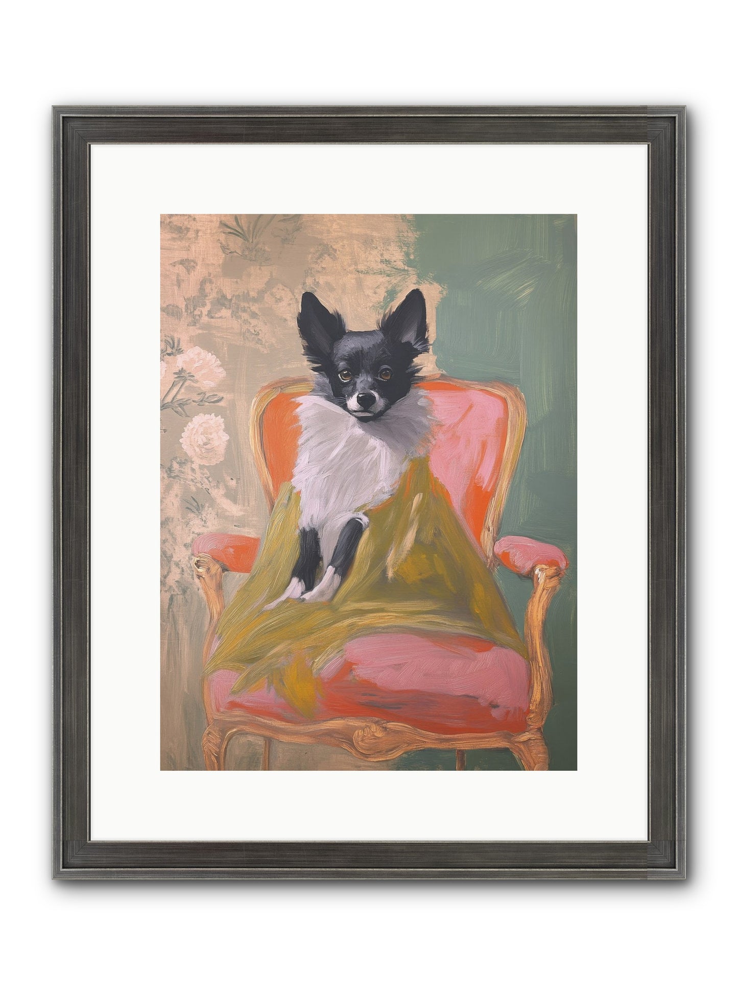 Wren Framed Print - Slimwoods Black/Silver 12x16