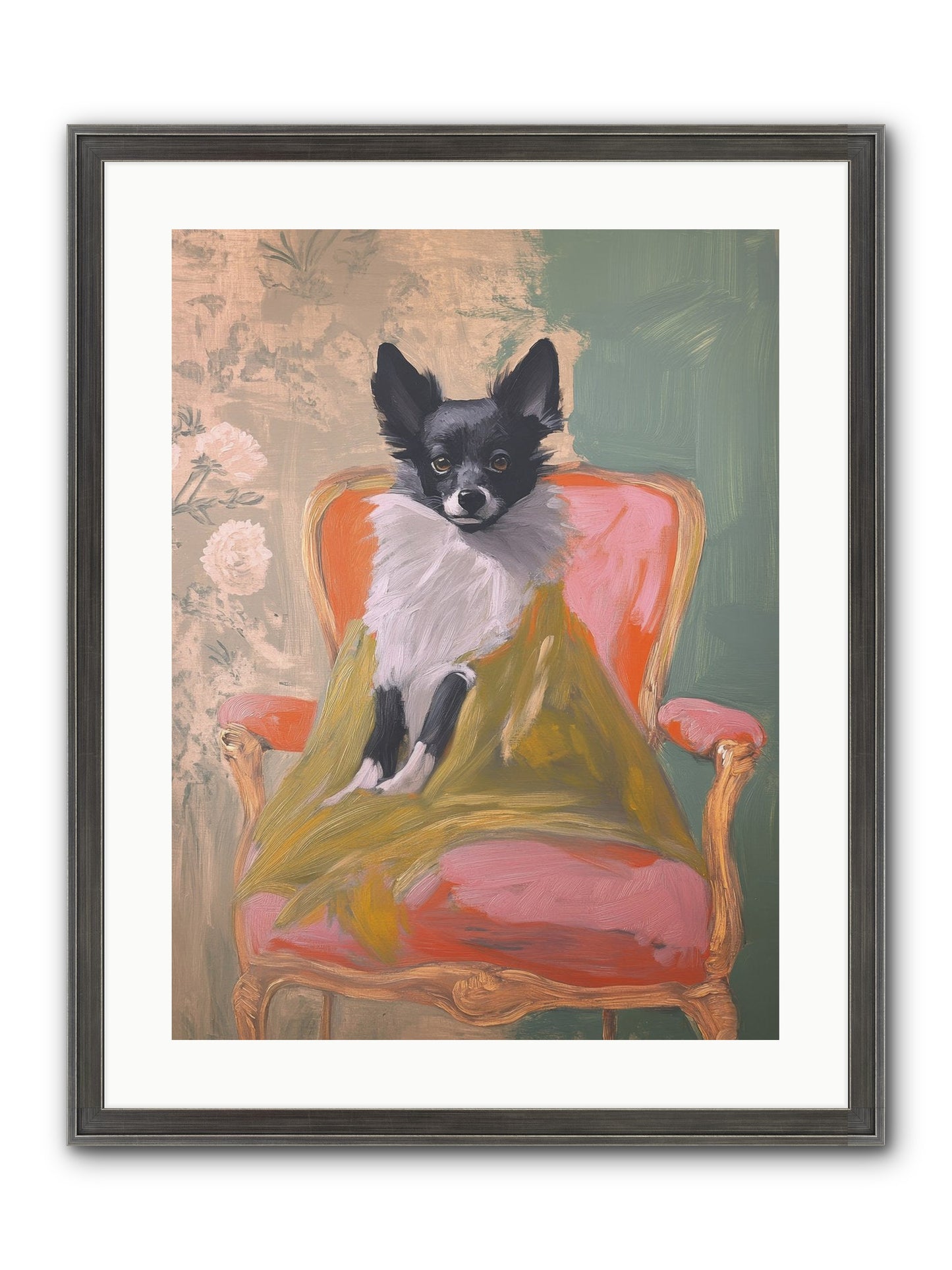 Wren Framed Print - Slimwoods Black/Silver 18x24