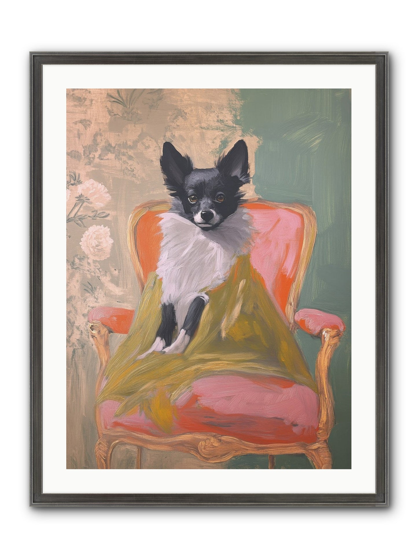 Wren Framed Print - Slimwoods Black/Silver 24x32